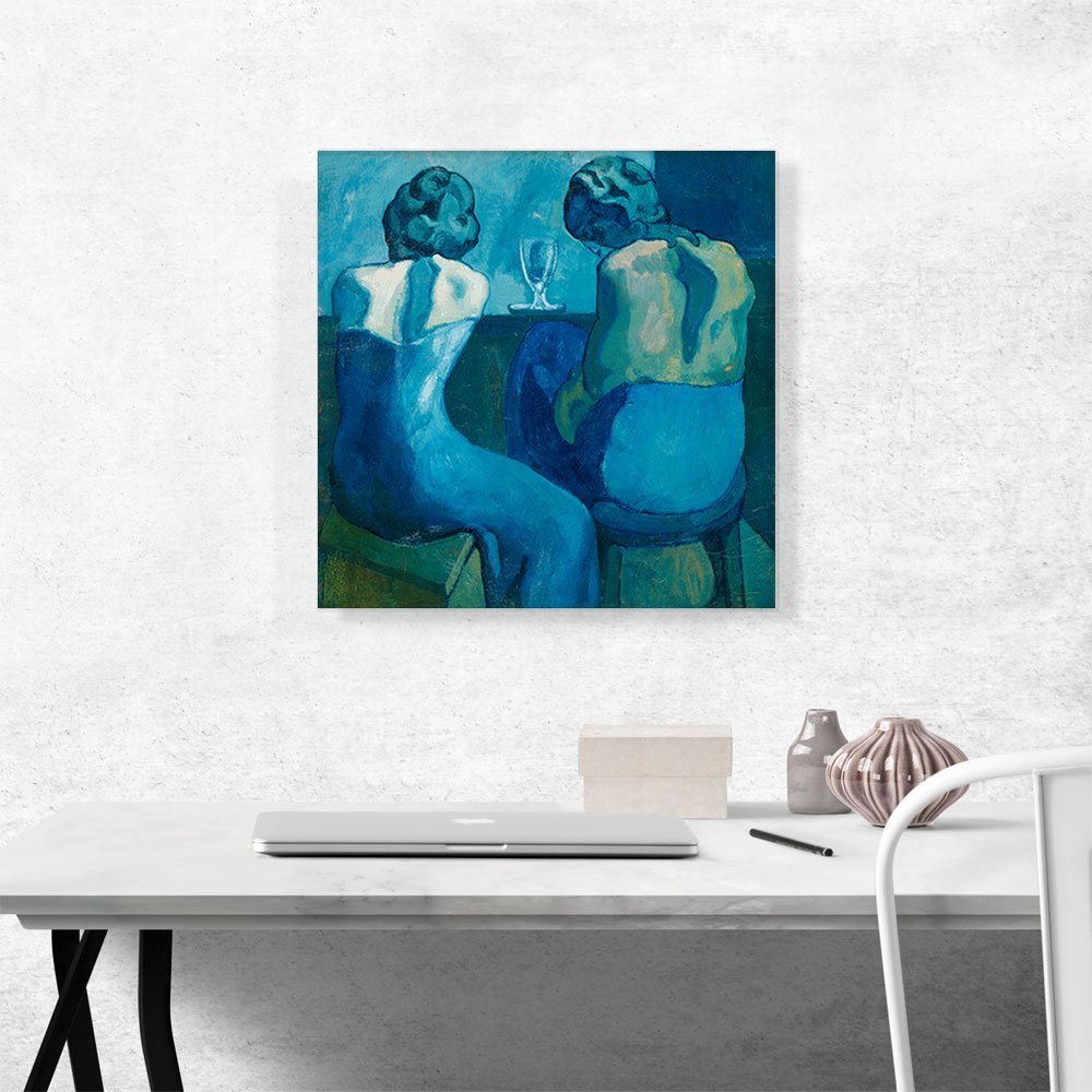 Amazon.co.jp: ARTCANVAS 2人の女性がバーに座る1902 キャンバスアート